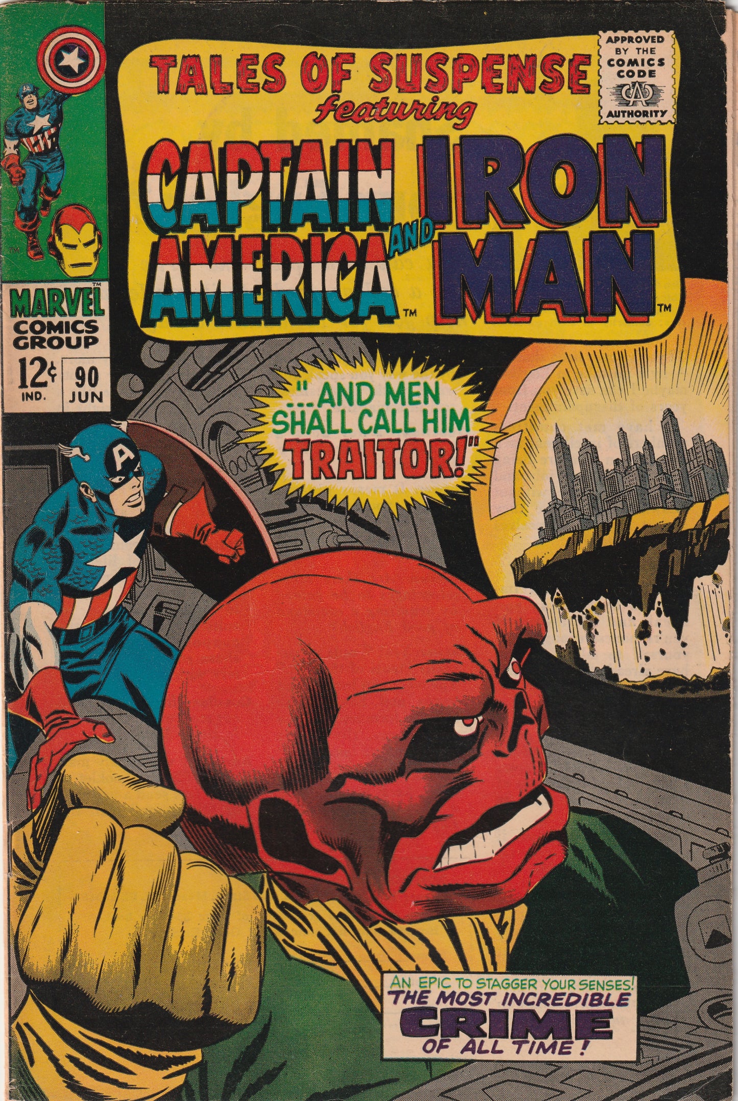 Tales of Suspense #90 (1967) - Featuring Captain America and Iron Man