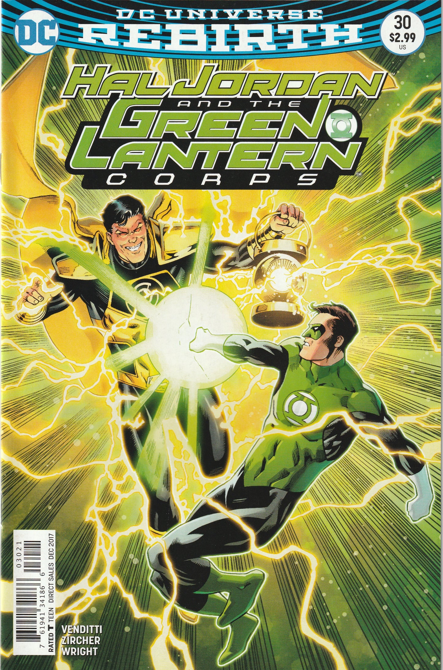 Hal Jordan and the Green Lantern Corps #30 (2017) - Barry Kitson Variant Cover