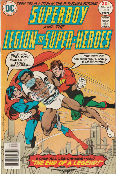 Superboy #222 (1976) - Starring the Legion of Super-Heroes