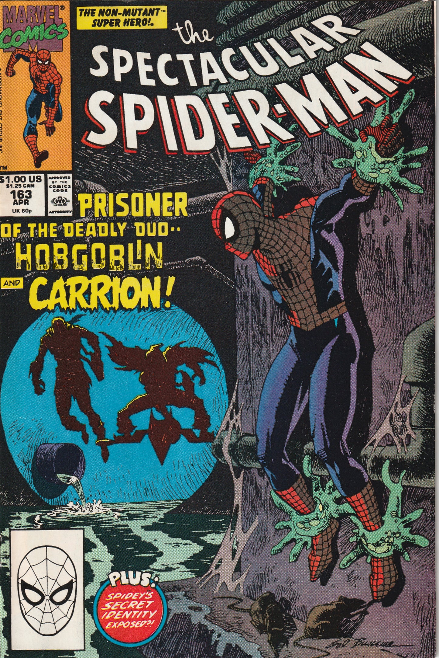 Spectacular Spider-Man #163 (1990) - Hobgoblin appearance