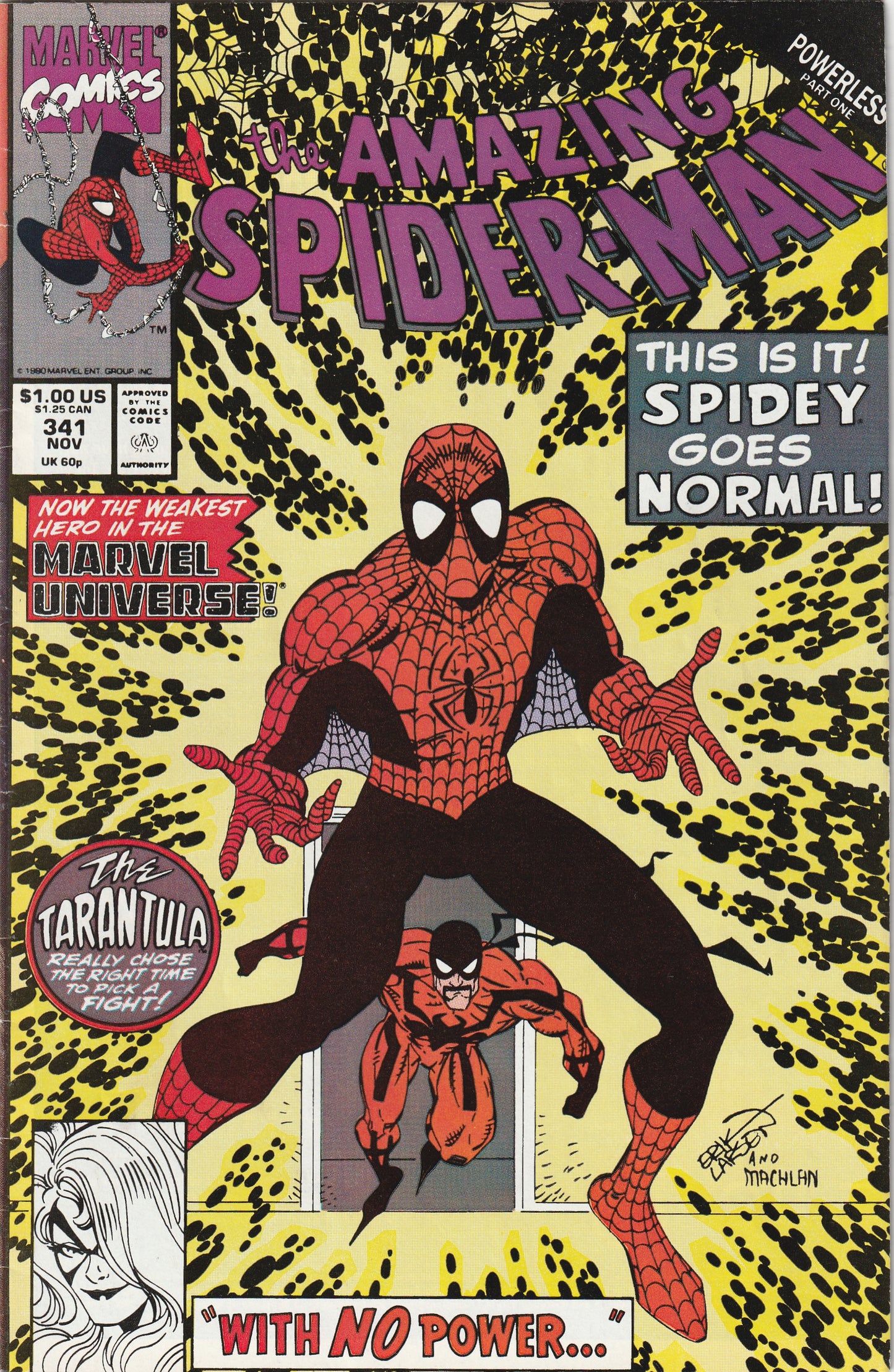 Amazing Spider-Man #341 (1990) - Tarantula Appearance
