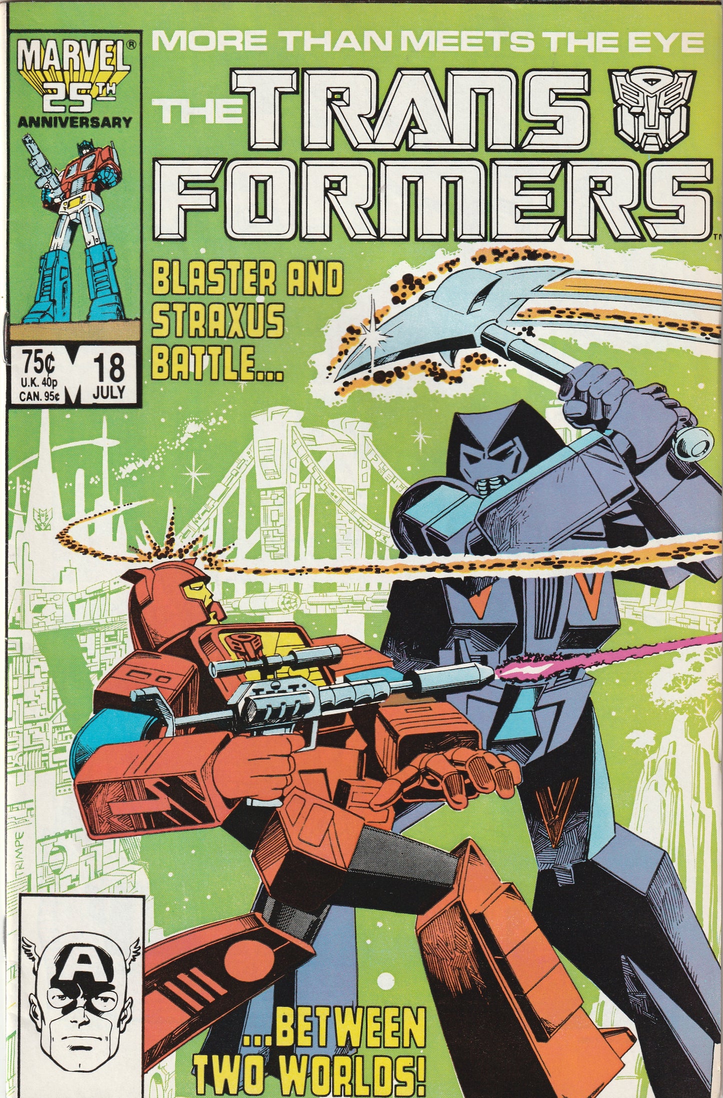 Transformers #18 (1986) - 1st Appearance of the Space Bridge