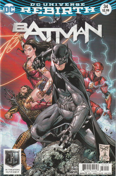 Batman #34 (2017) - Tony S. Daniel Variant Cover