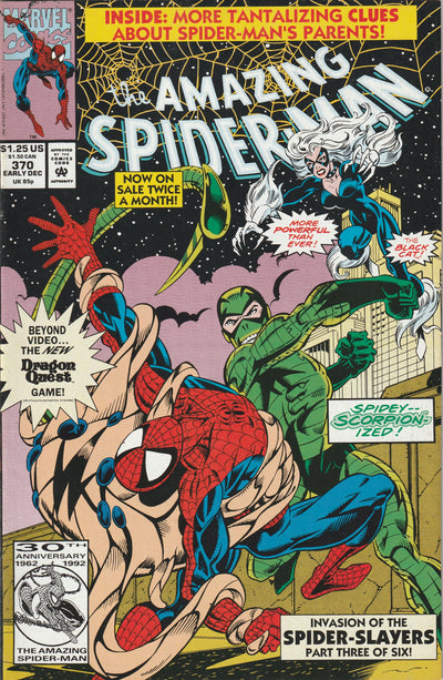 Amazing Spider-Man #370 (1992) - Black Cat & Scorpion Appearance