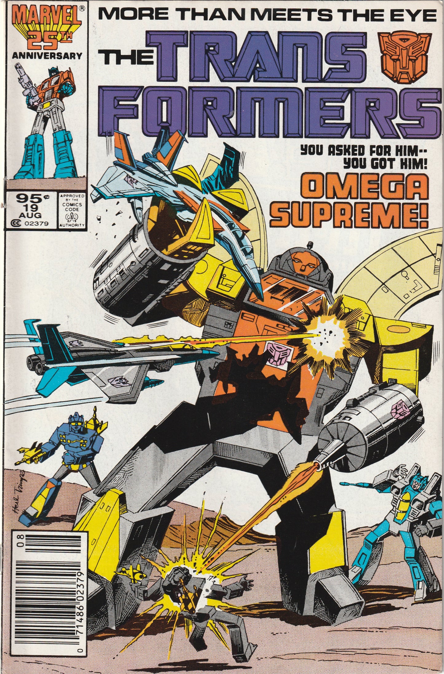Transformers #19 (1986) - 1st Appearance of Omega Supreme