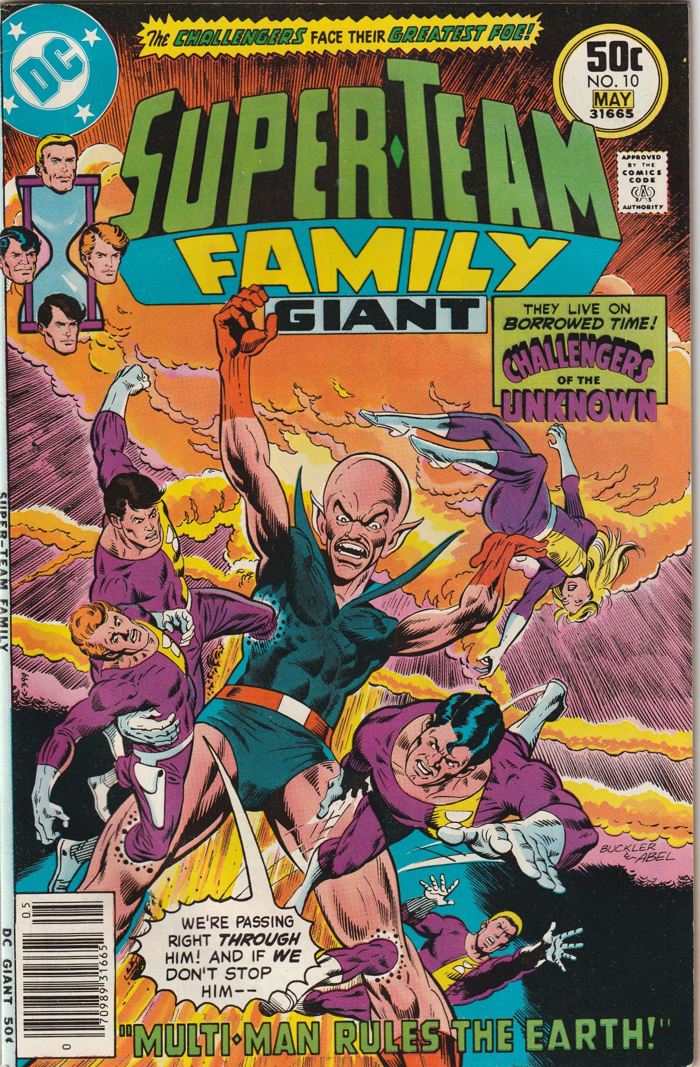Super-Team Family #10 (1977) Giant - Featuring Challengers of the Unknown