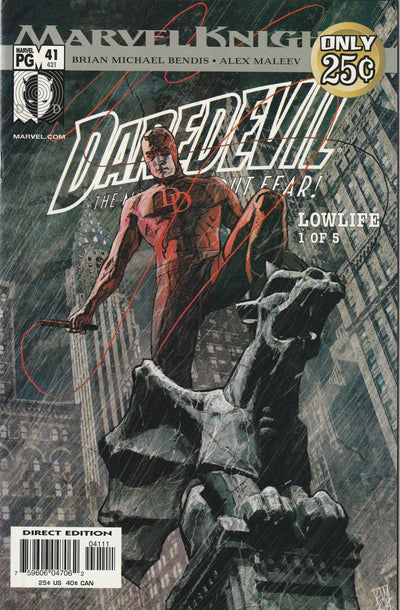 Daredevil #41 (Volume 2, 2003) - Marvel Knights - Start of Lowlife, Intro Milla Donovan