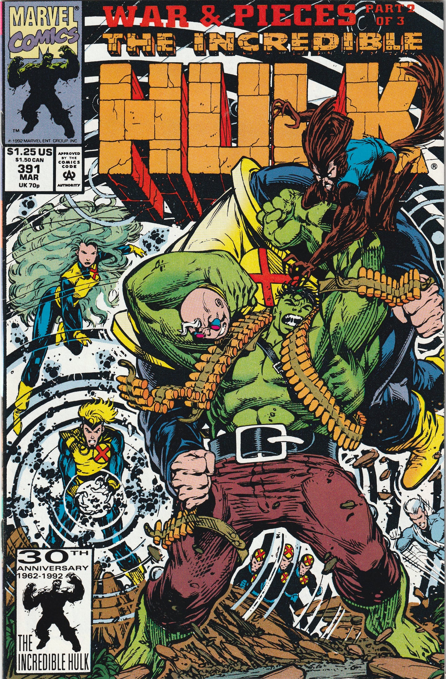 Incredible Hulk #391 (1992) - X-Factor appearance