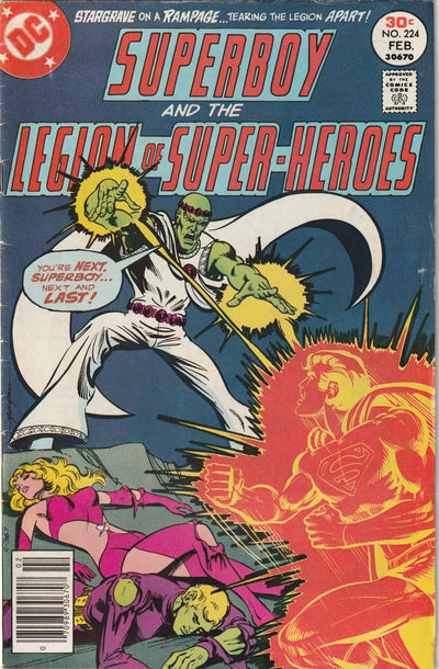 Superboy #224 (1977) - Starring the Legion of Super-Heroes