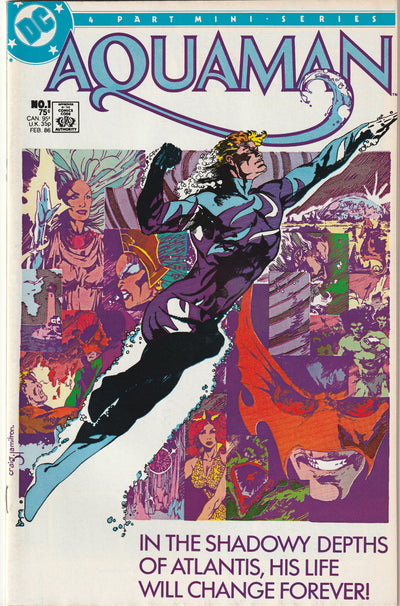 Aquaman #1 (of 4) (Vol 2, 1986)