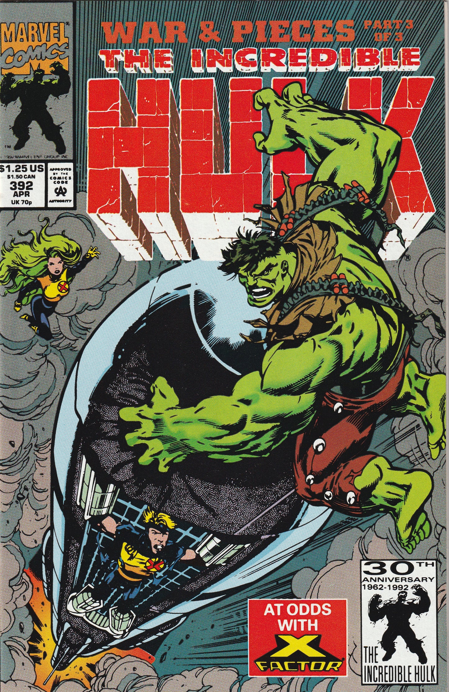 Incredible Hulk #392 (1992) - X-Factor appearance