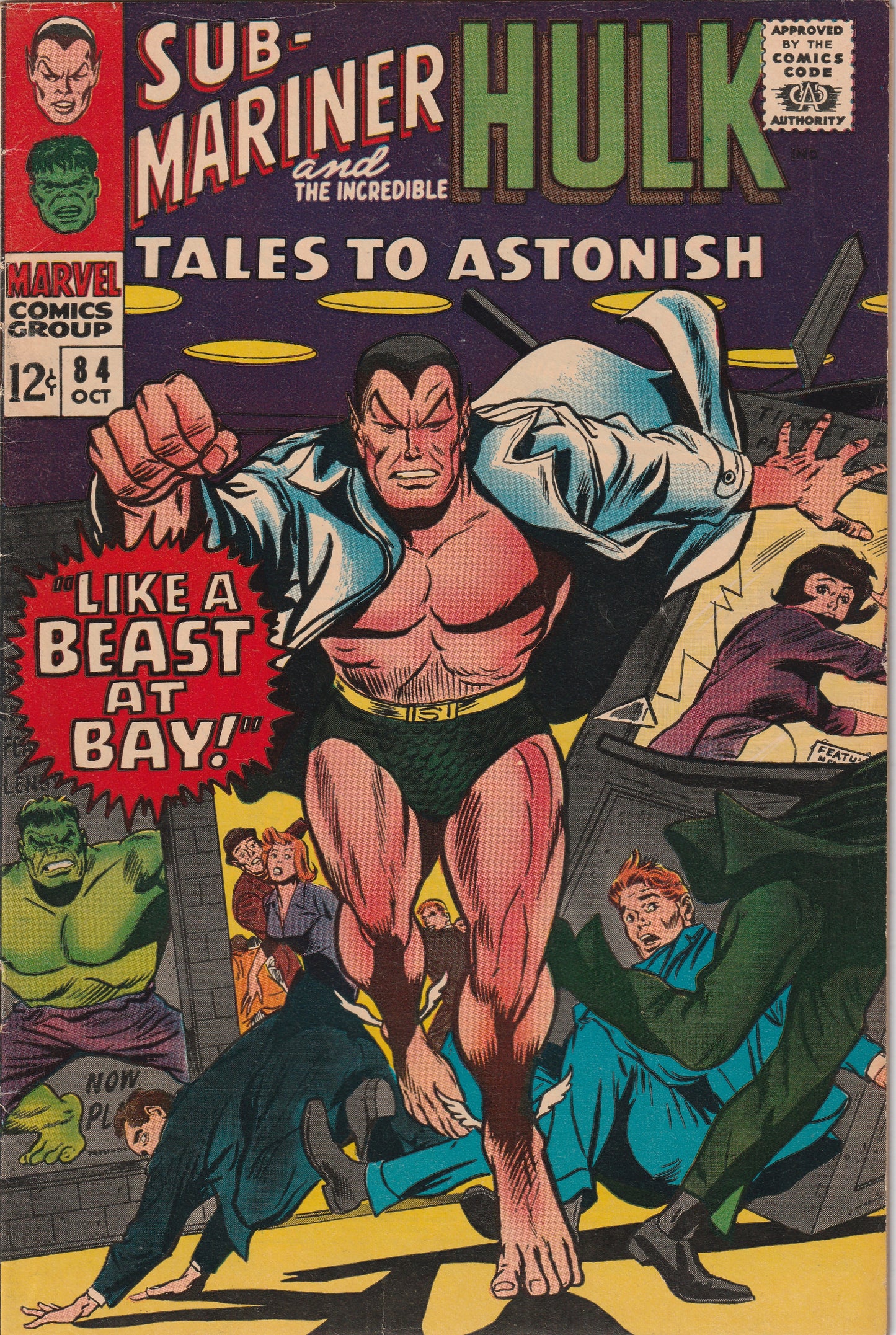 Tales To Astonish #84 (1966) - Featuring Sub-Mariner and Incredible Hulk