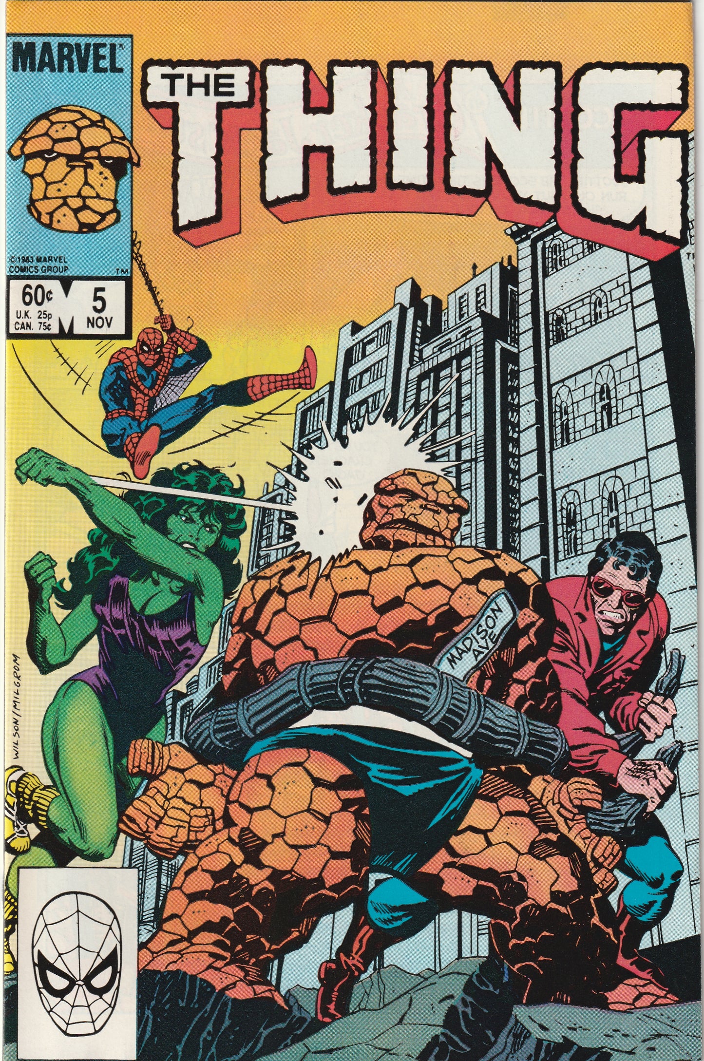 The Thing #5 (1983) - with Spider-Man & She-Hulk
