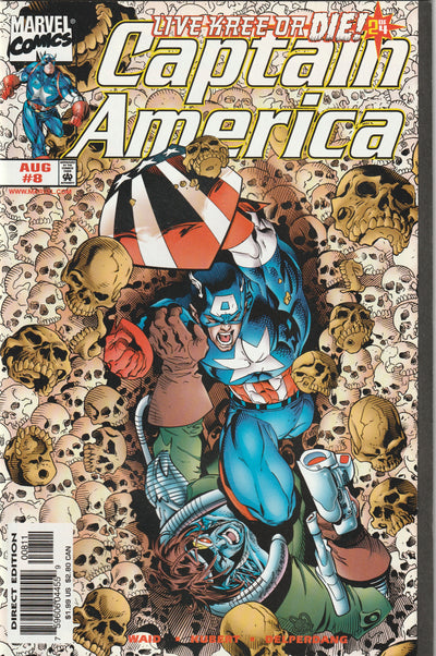 Captain America #8 (1998) - Heroes Return - 1st Appearance of Bron Char