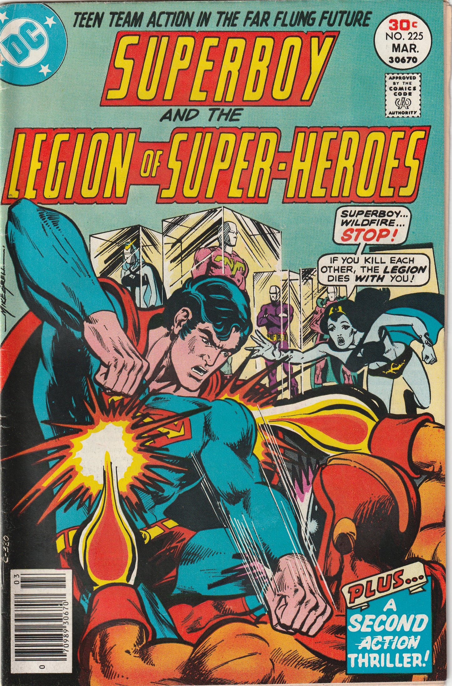 Superboy #225 (1977) - Starring the Legion of Super-Heroes
