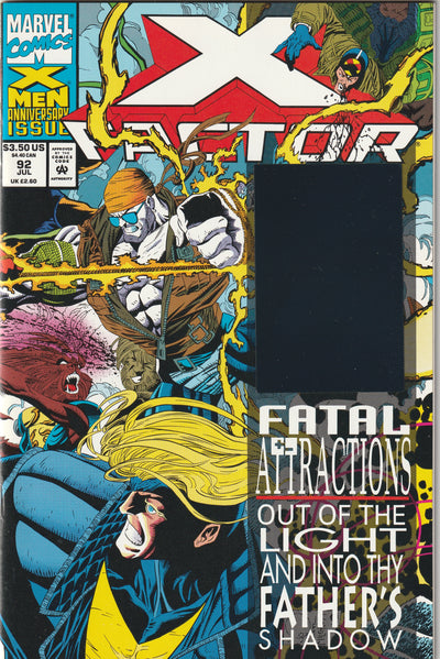X-Factor #92 (1993) - Havok Hologram, 1st Appearance of Exodus