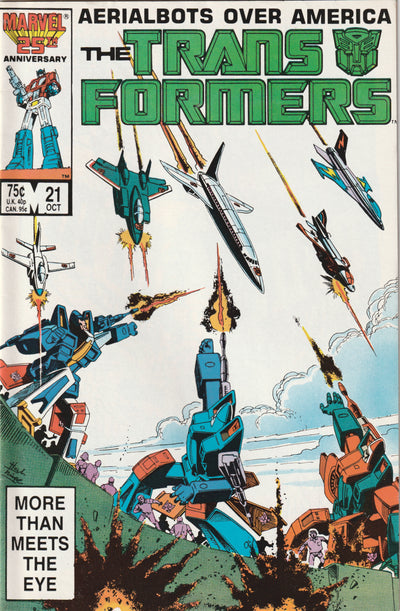 Transformers #21 (1986) - 1st Appearance of the Aerialbots