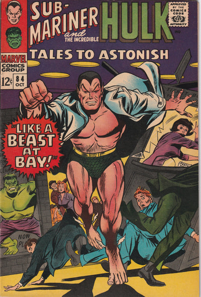 Tales To Astonish #84 (1966) - Featuring Sub-Mariner and Incredible Hulk