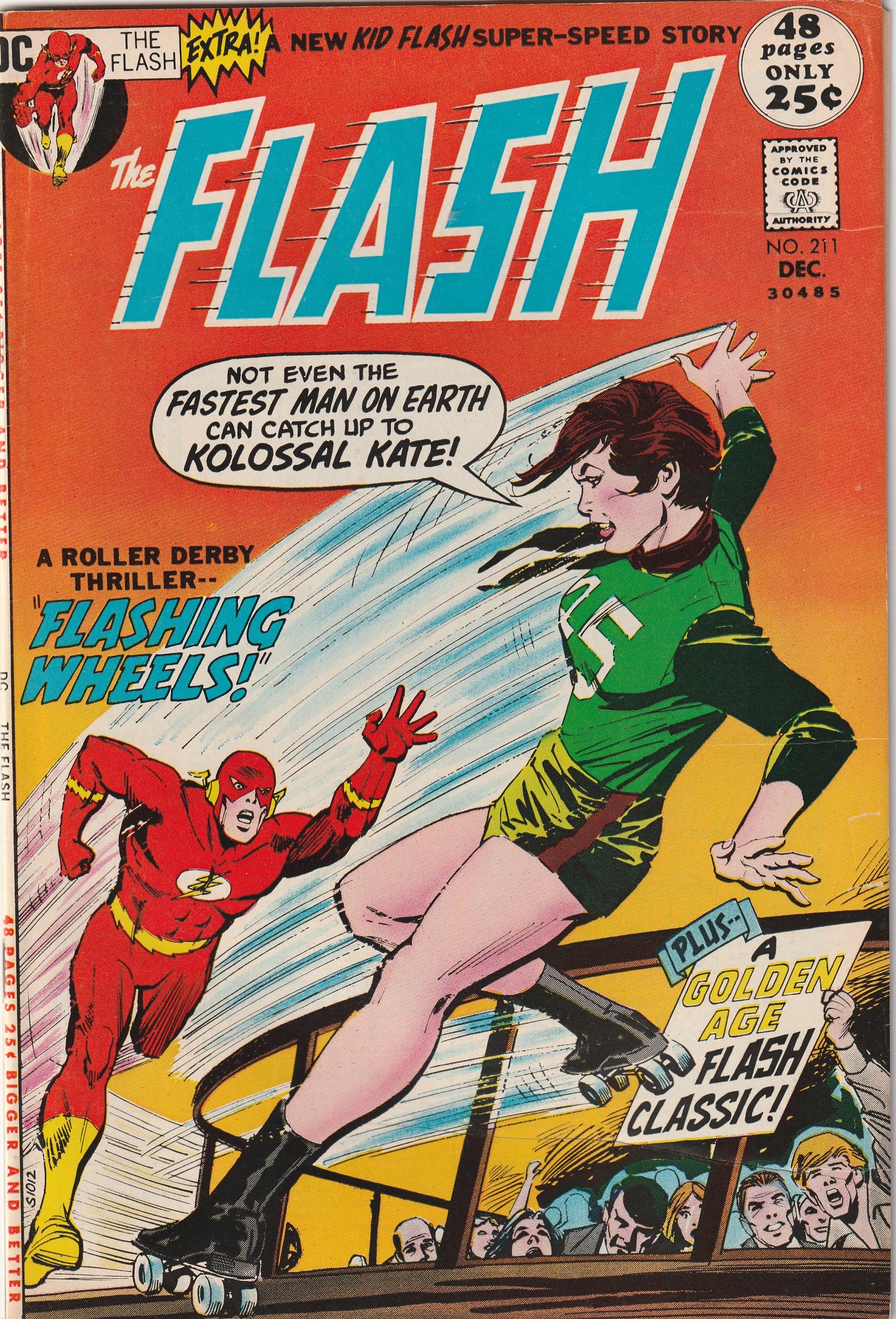 Flash #211 (1971) - G.A. Flash Origin - Reprints issue #104
