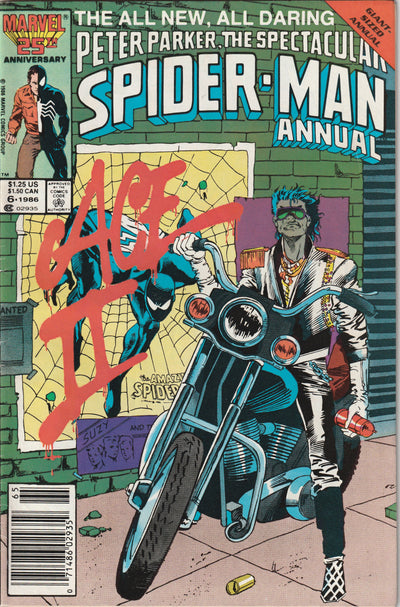 Peter Parker The Spectacular Spider-Man Annual #6 (1986) - Black costume