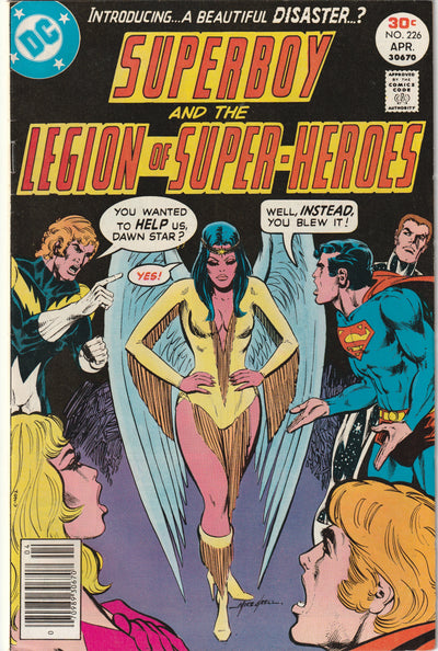 Superboy #226 (1977) - Starring the Legion of Super-Heroes - Intro of Dawnstar