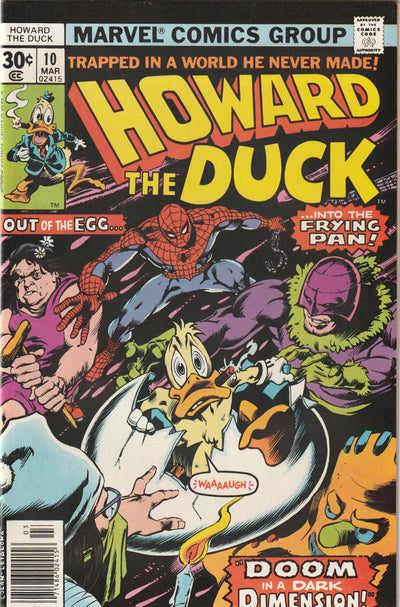 Howard the Duck #10 (1977) - Spider-Man Appearance