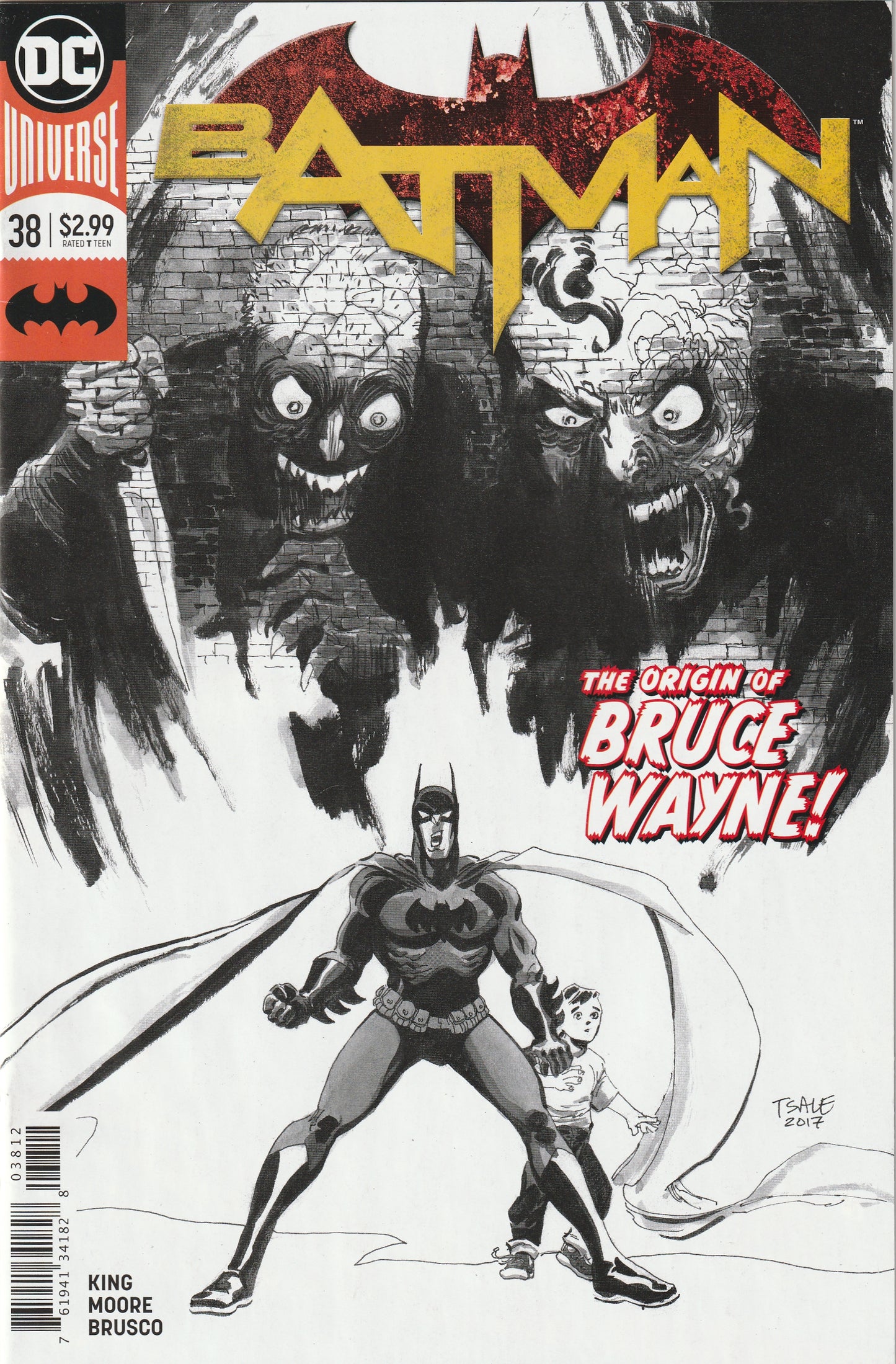 Batman #38 (2018) - Tim Sale 2nd Printing Variant Cover; 1st Appearance of Matthew Warner