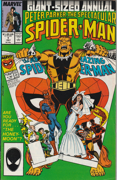 Peter Parker The Spectacular Spider-Man Annual #7 (1987) - Peter and M.J. Honeymoon