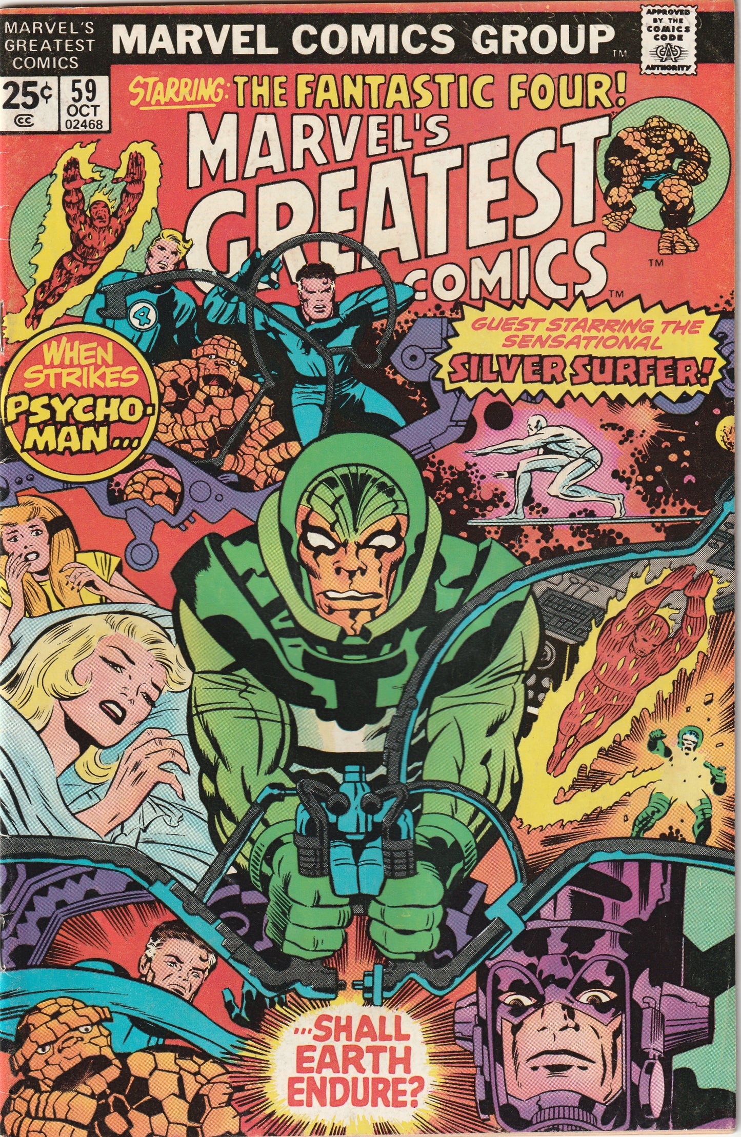 Marvel's Greatest Comics #59 (1975) - Psycho Man & Silver Surfer