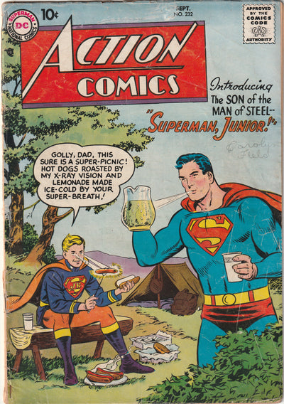 Action Comics #232 (1957) - 1st Curt Swan Cover on Action