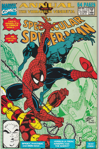 Spectacular Spider-Man Annual #11 (1991) - Iron Man appearance