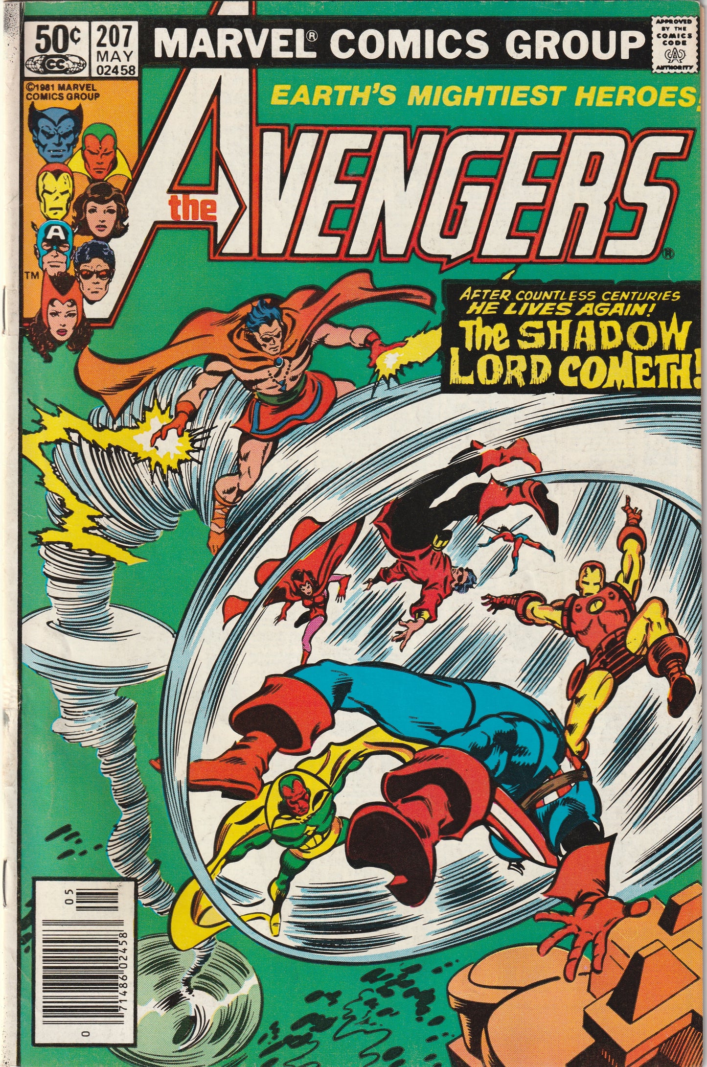 Avengers #207 (1981) - 1st Appearance of Shadow Lord