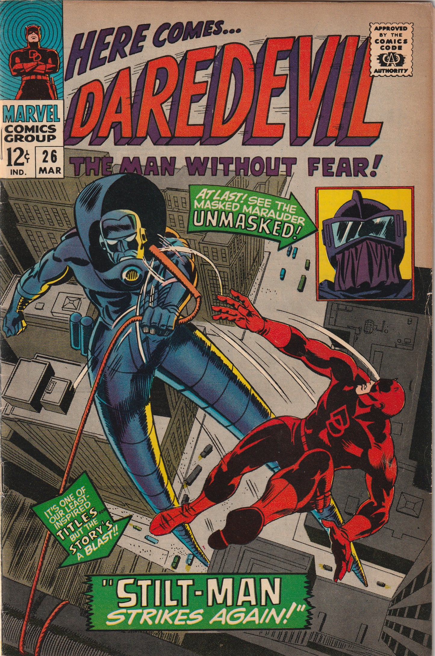 Daredevil #26 (1967) - Stilt Man appearance