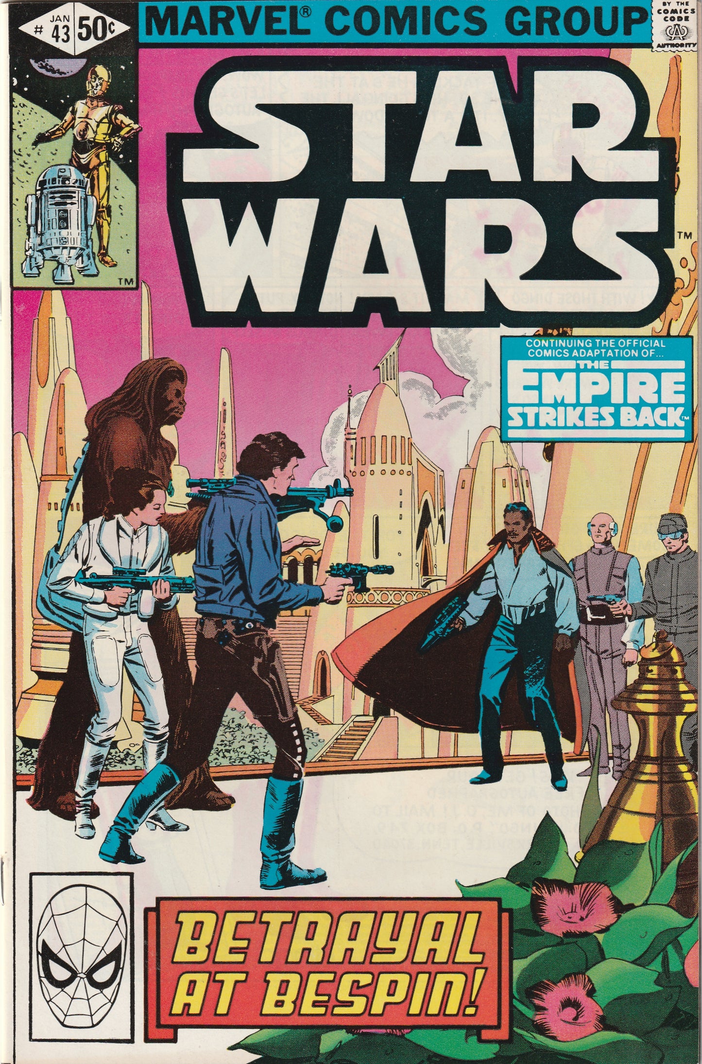Star Wars #43 (1981) - Empire Strikes Back - 1st Appearance of Lando Calrissian