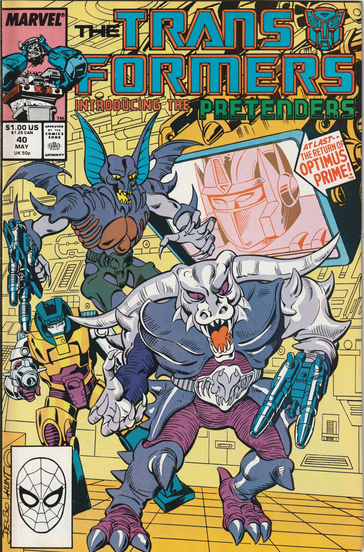 Transformers #40 (1988) - 1st Appearance of the Pretenders