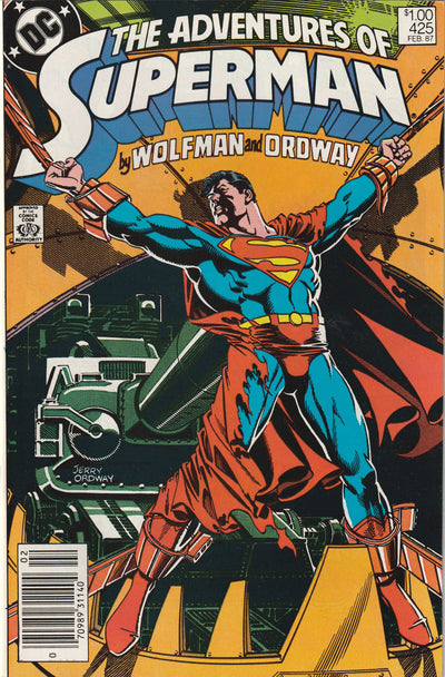 Adventures of Superman #425 (1987) - Canadian Price Variant