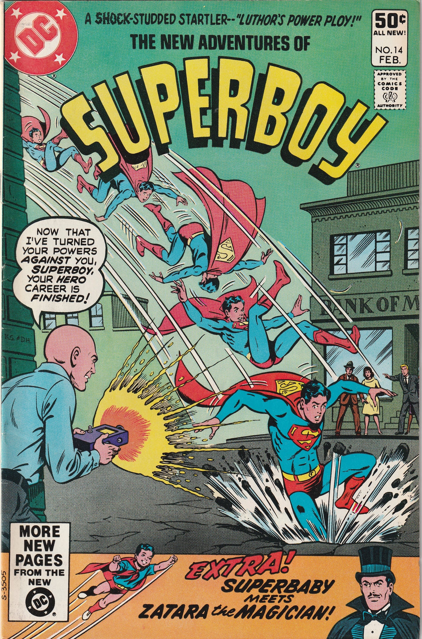 New Adventures of Superboy #14 (1981) - Lex Luthor appearance