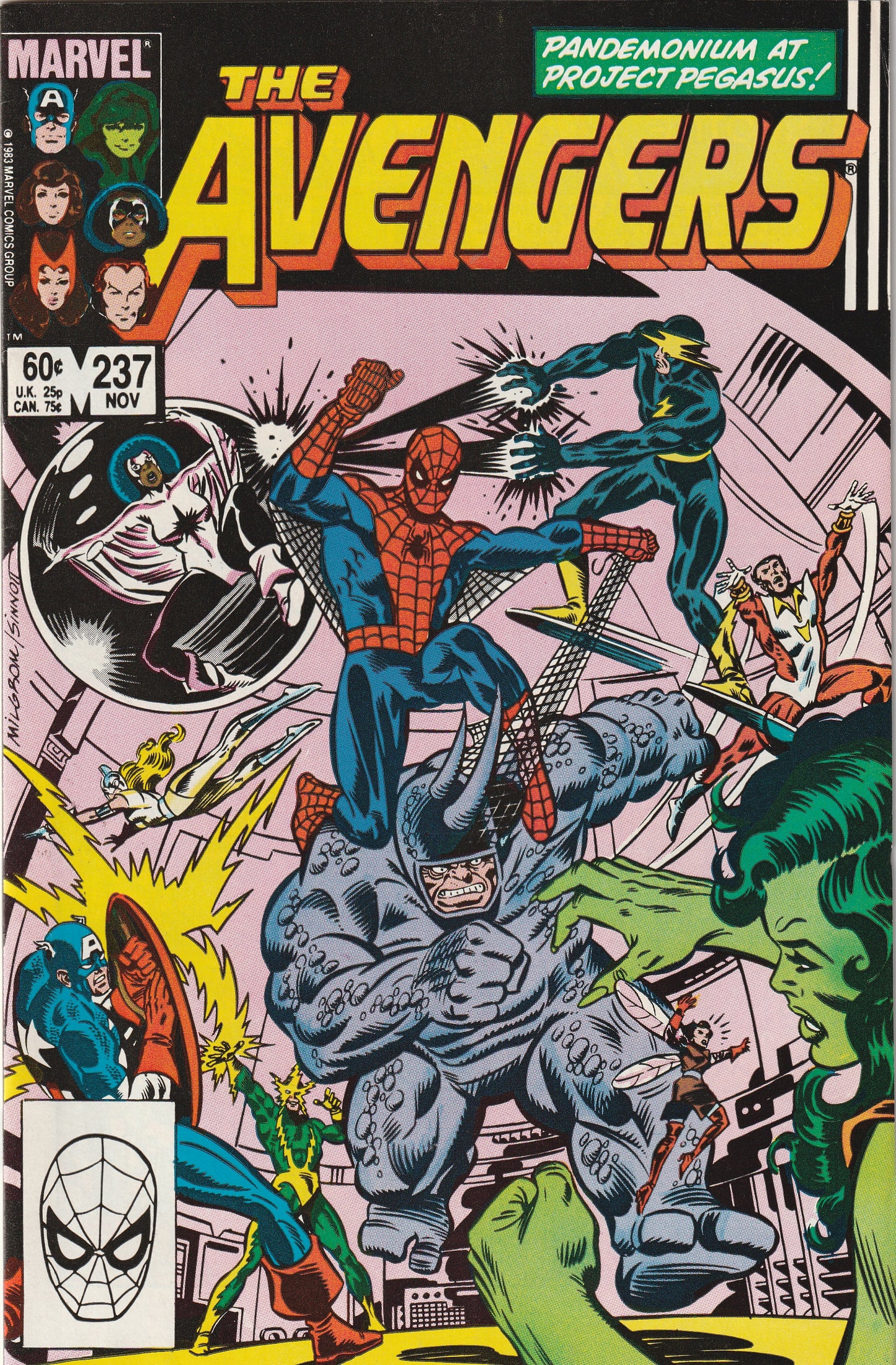 Avengers #237 (1983) - Spider-Man tries to join the Avengers