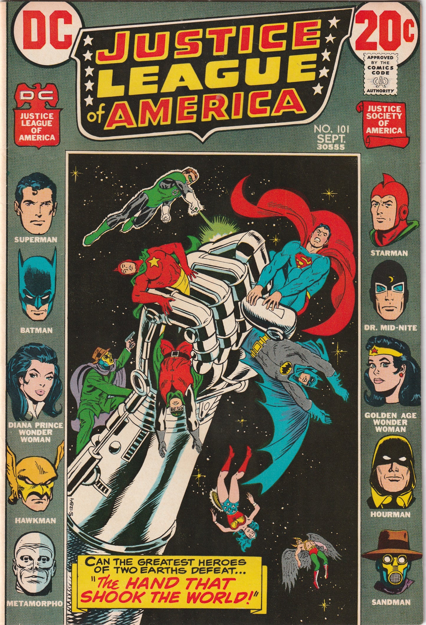 Justice League of America #101 (1972) - JSA crossover