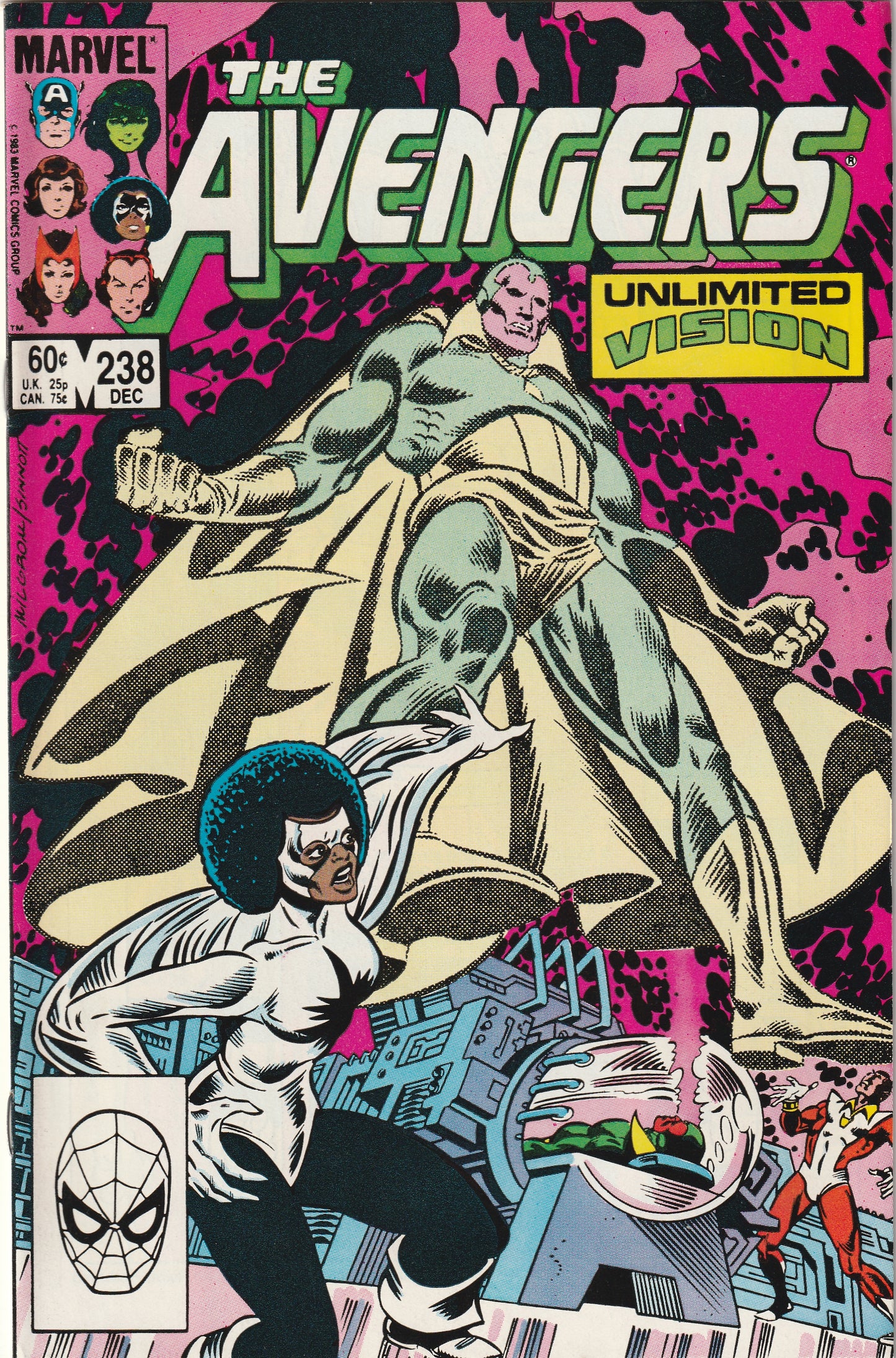 Avengers #238 (1983) - Origin of Blackout