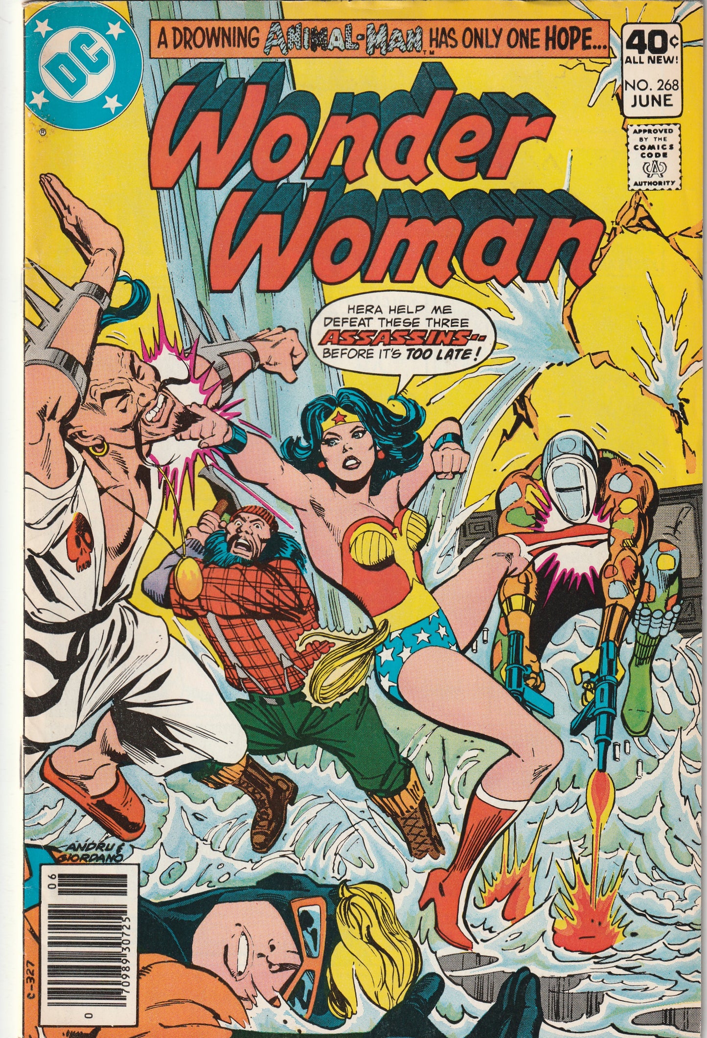 Wonder Woman #268 (1980) - Re-intro of Animal Man