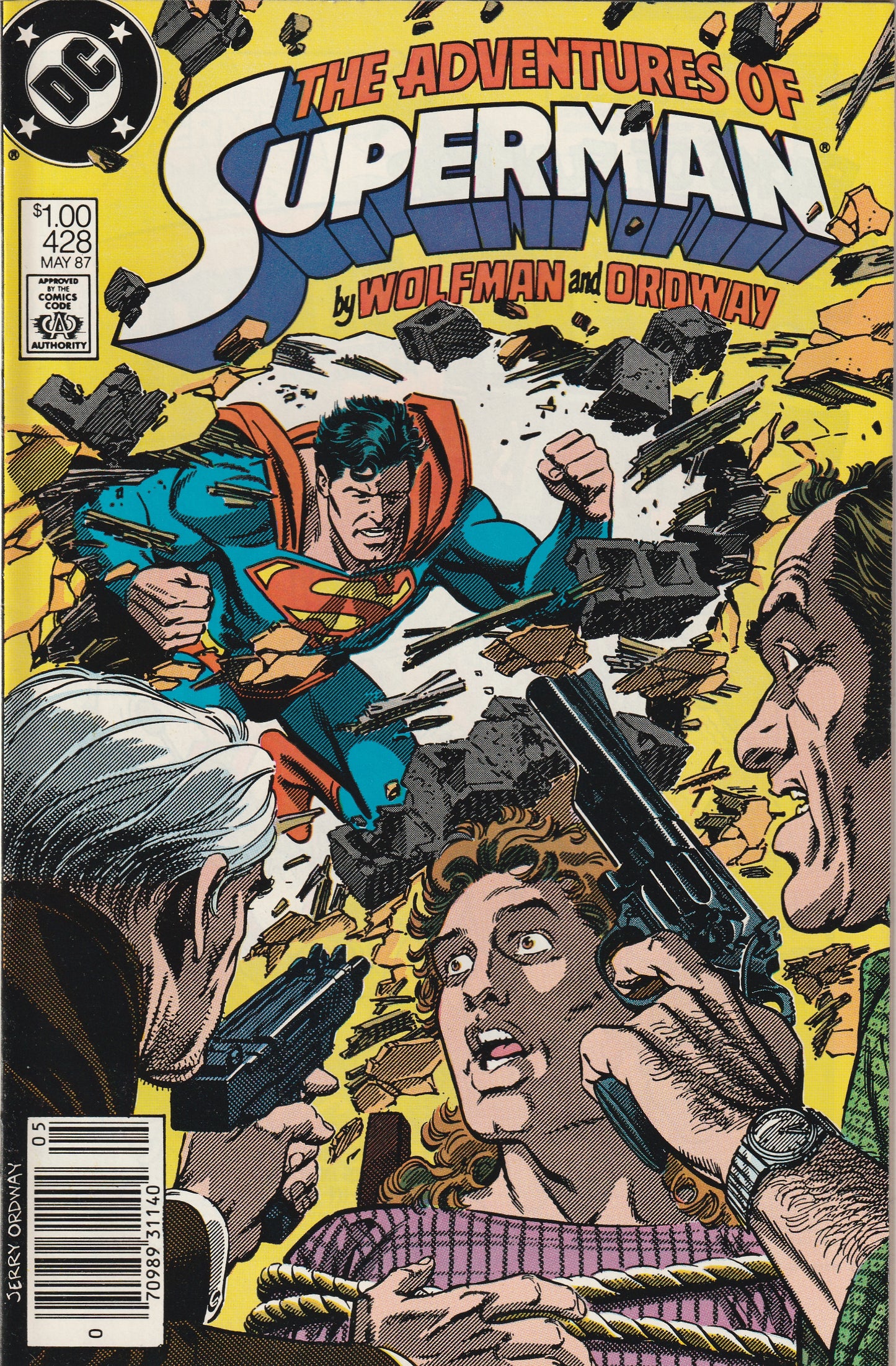 Adventures of Superman #428 (1987) - Canadian Price Variant