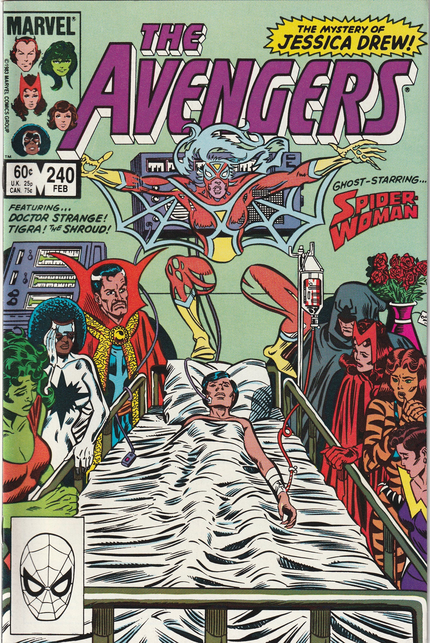Avengers #240 (1984) - Spider-Woman revived
