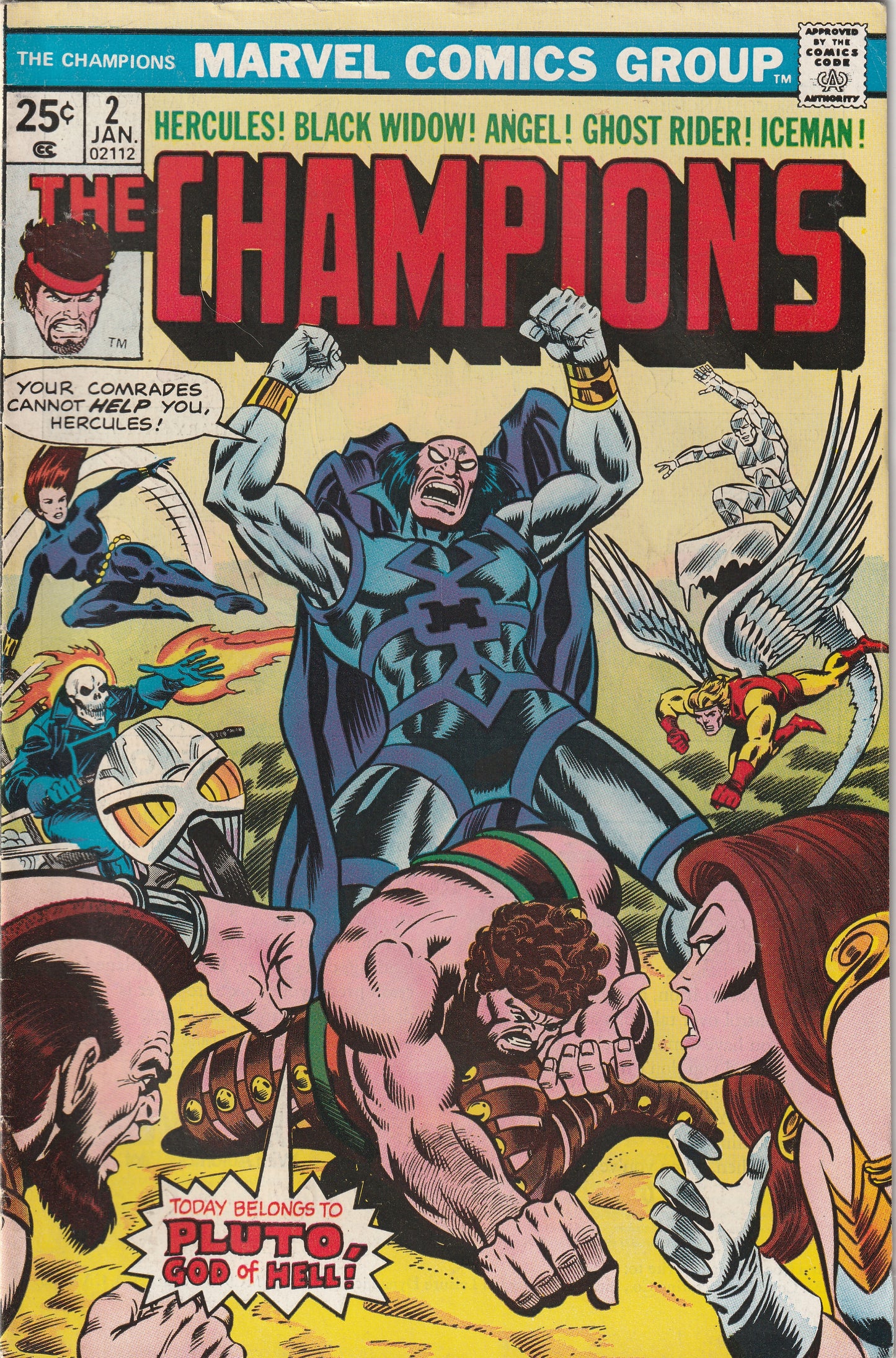 Champions #2 (1976) - 1st Appearance of Menoetius