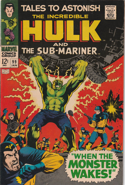 Tales To Astonish #99 (1968) - Featuring Sub-Mariner & Incredible Hulk