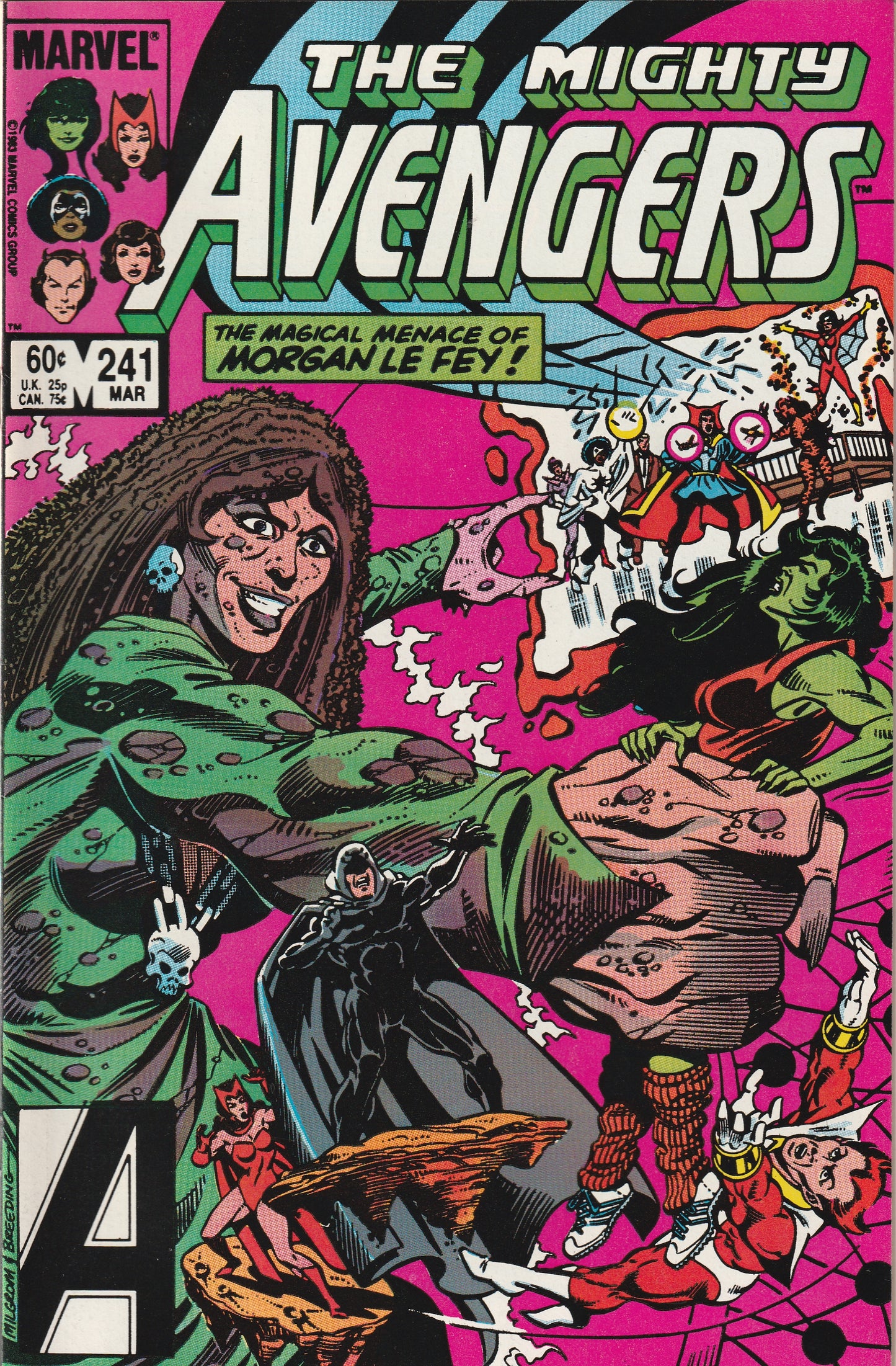 Avengers #241 (1984) - Morgan Le Fey Appearance