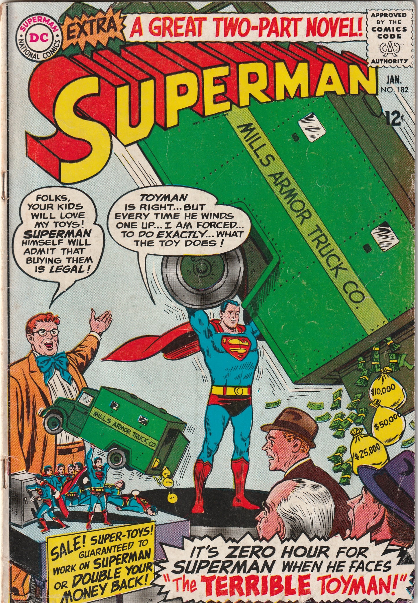 Superman #182 (1966) - 1st Silver Age Appearance of Toyman