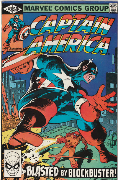 Captain America #258 (1981) - Mike Zeck art begins