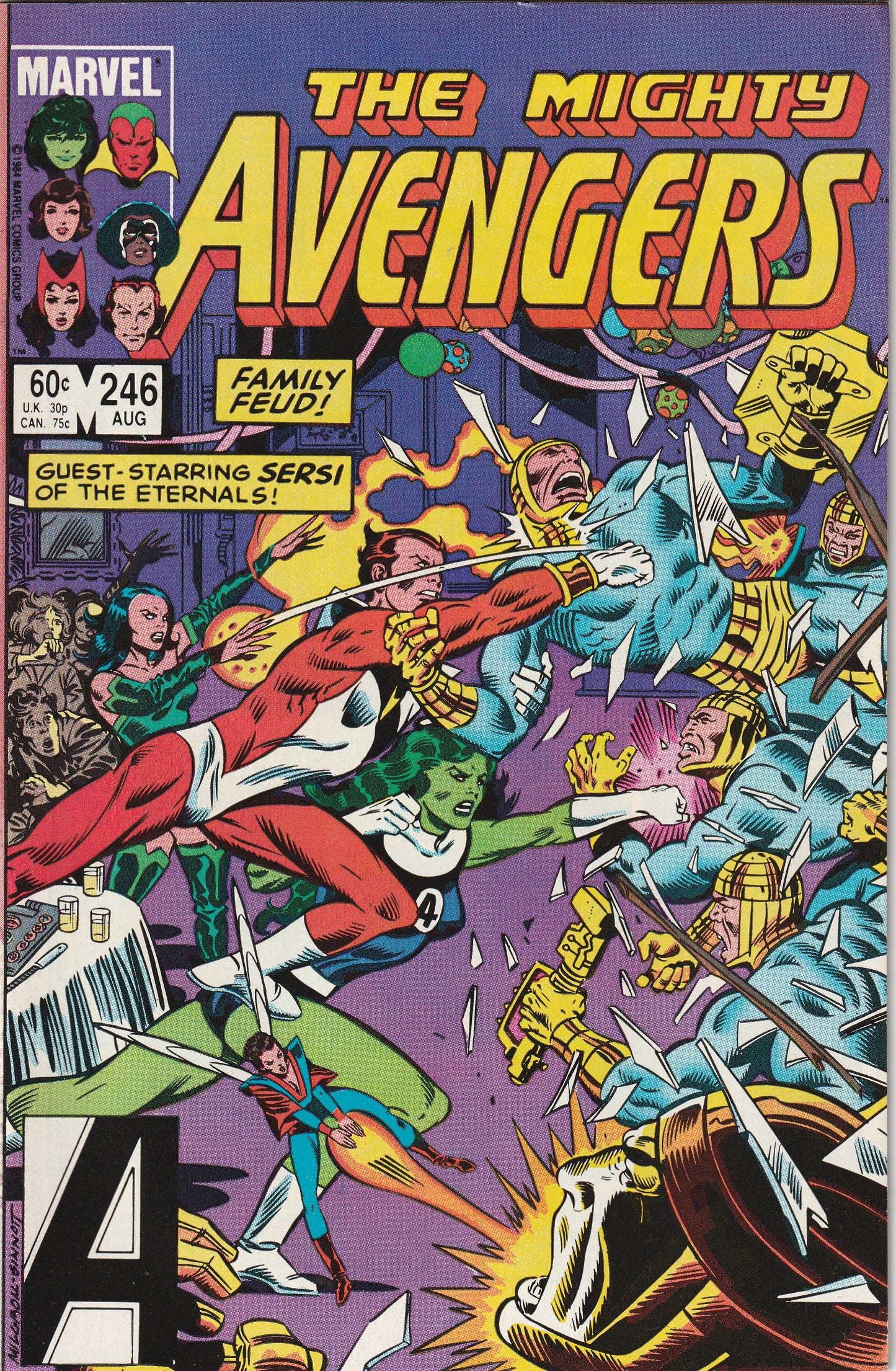 Avengers #246 (1984) -  1st Appearance of AVENGERS Compound