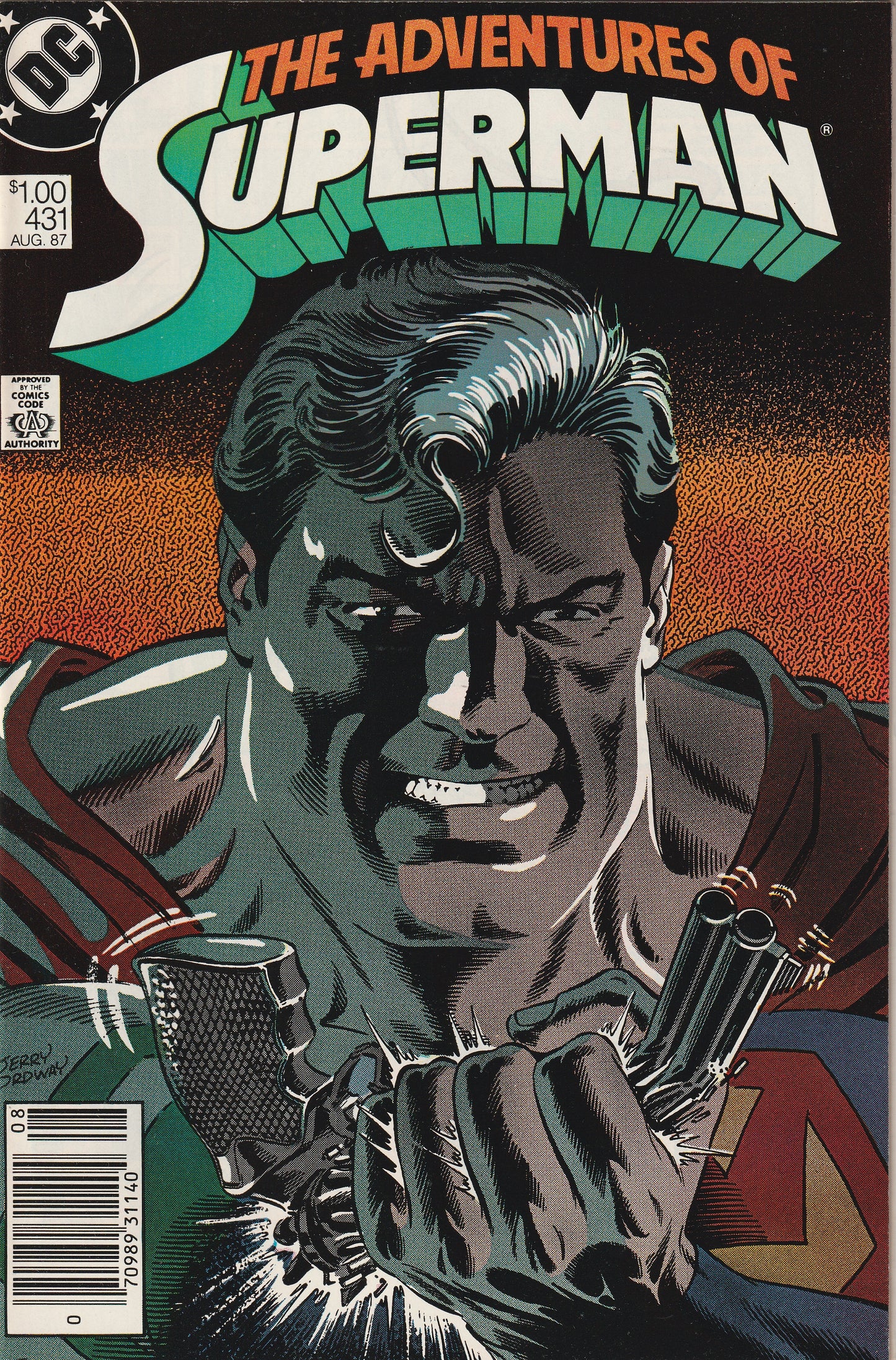 Adventures of Superman #431 (1987) - Canadian Price Variant